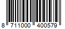 Barcode 8711000400579