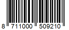 Barcode 8711000509210