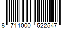 Barcode 8711000522547
