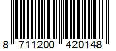 Barcode 8711200420148