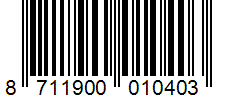 Barcode 8711900010403