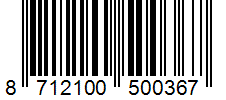 Barcode 8712100500367
