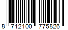 Barcode 8712100775826