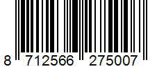 Barcode 8712566275007