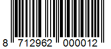 Barcode 8712962000012