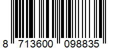 Barcode 8713600098835
