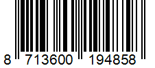 Barcode 8713600194858