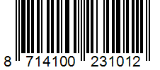 Barcode 8714100231012