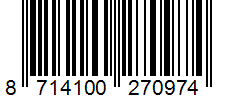 Barcode 8714100270974