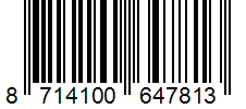 Barcode 8714100647813