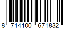 Barcode 8714100671832