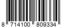 Barcode 8714100809334