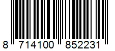 Barcode 8714100852231