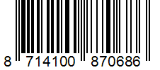 Barcode 8714100870686