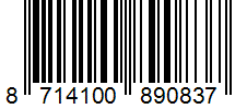 kod kreskowy ean 8714100890837