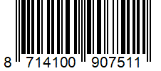 Barcode 8714100907511