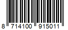 Barcode 8714100915011
