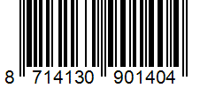 Barcode 8714130901404