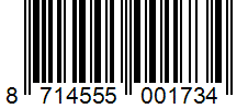 Barcode 8714555001734