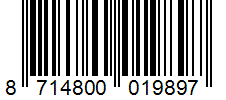 Barcode 8714800019897