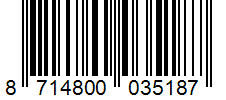 Barcode 8714800035187
