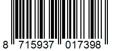 Barcode 8715937017398