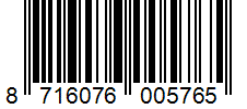 Barcode 8716076005765