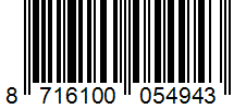 Barcode 8716100054943
