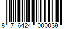 Barcode 8716424000039