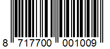 Barcode 8717700001009