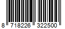 Barcode 8718226322500