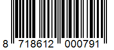 Barcode 8718612000791