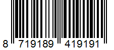 Barcode 8719189419191