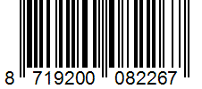 Barcode 8719200082267