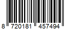 kod kreskowy ean 8720181457494