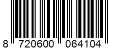 Barcode 8720600064104