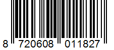 kod kreskowy ean 8720608011827