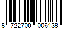 Barcode 8722700006138