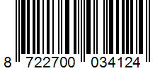 Barcode 8722700034124