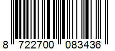 Barcode 8722700083436