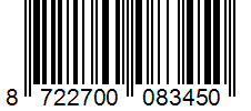Barcode 8722700083450