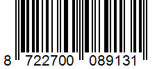 Barcode 8722700089131