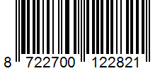 Barcode 8722700122821