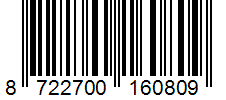 Barcode 8722700160809