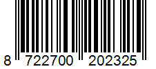 Barcode 8722700202325