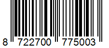 Barcode 8722700775003