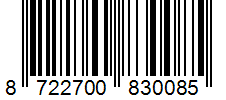 Barcode 8722700830085