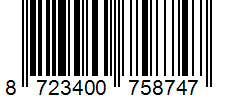 Barcode 8723400758747