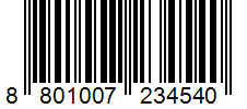 Barcode 8801007234540