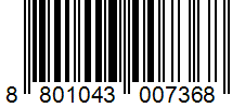 Barcode 8801043007368